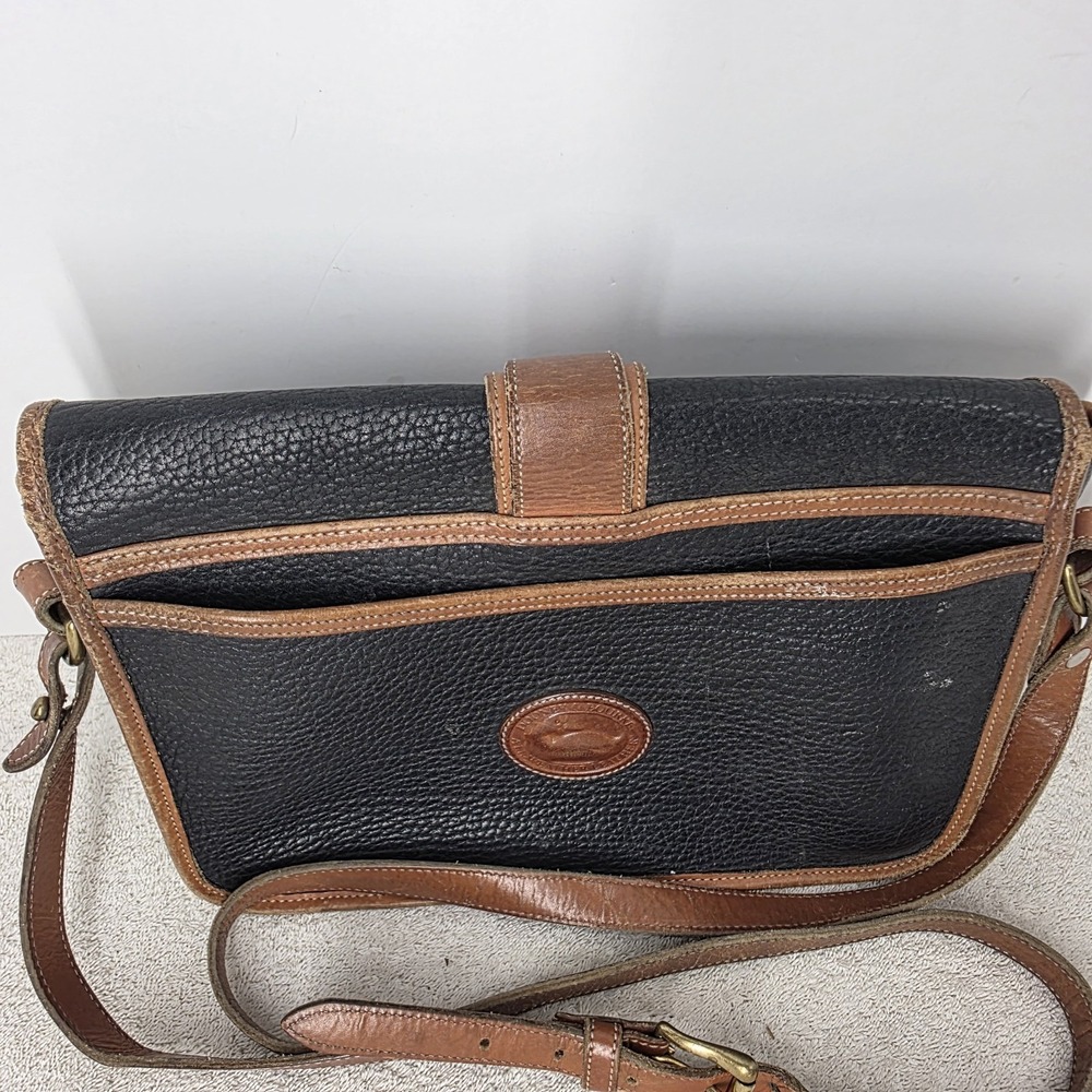 Vintage Dooney & Bourke All-Weather Leather Equestrian Crossbody Bag - Picture 3 of 16